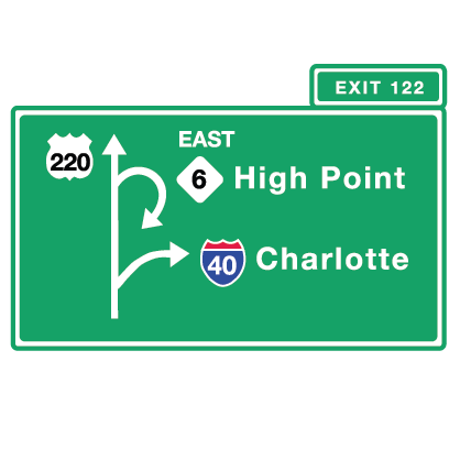 Interstate Route Sign