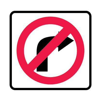 No Right Turn