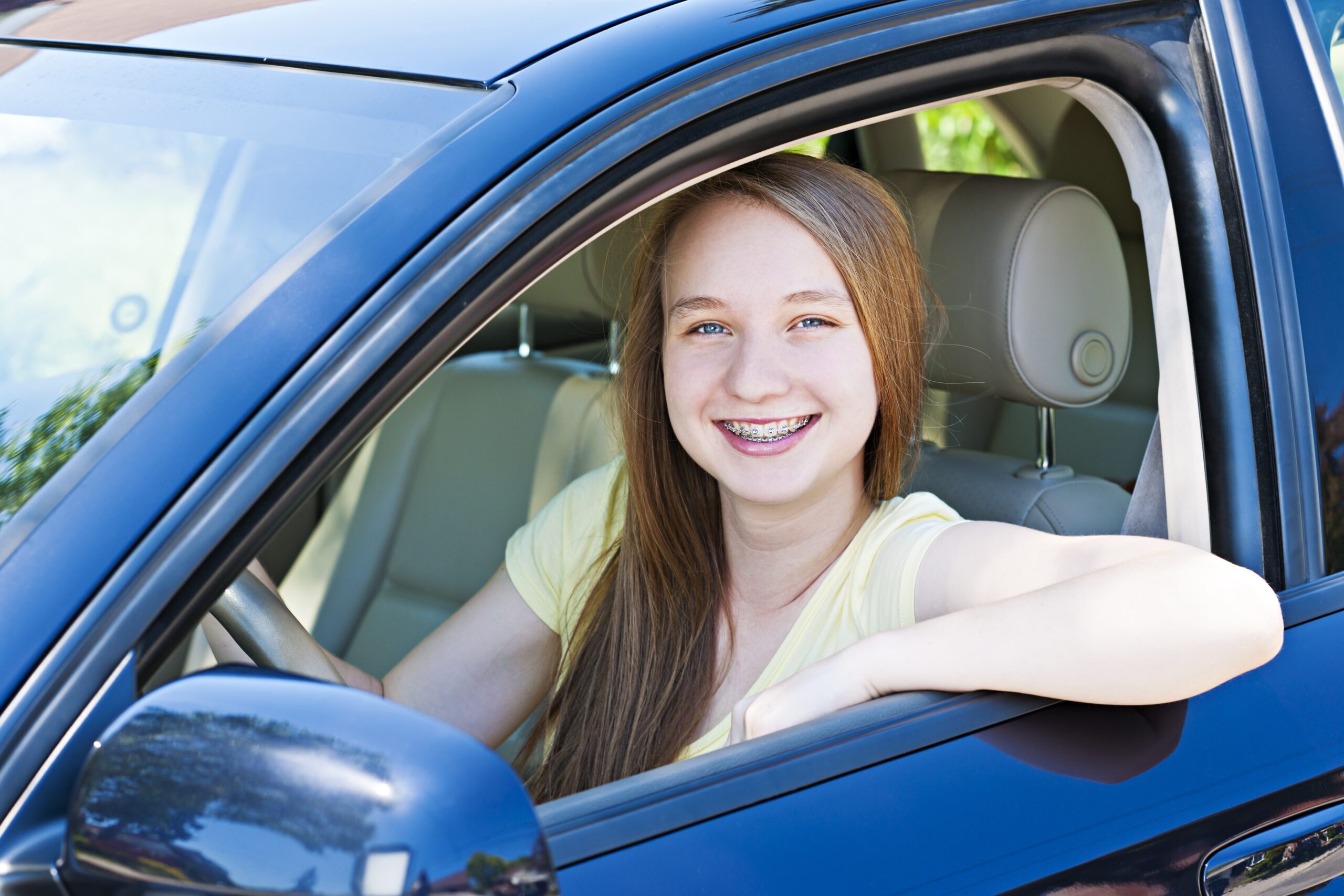 behind-the-wheel driving lessons